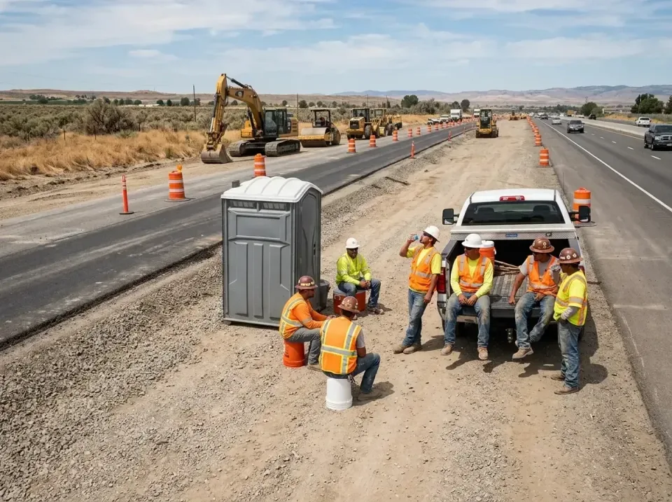 highway-road-construction-crew-007 — frequently asked questions, Porta Potty and Restroom Rentals in Checotah, OK